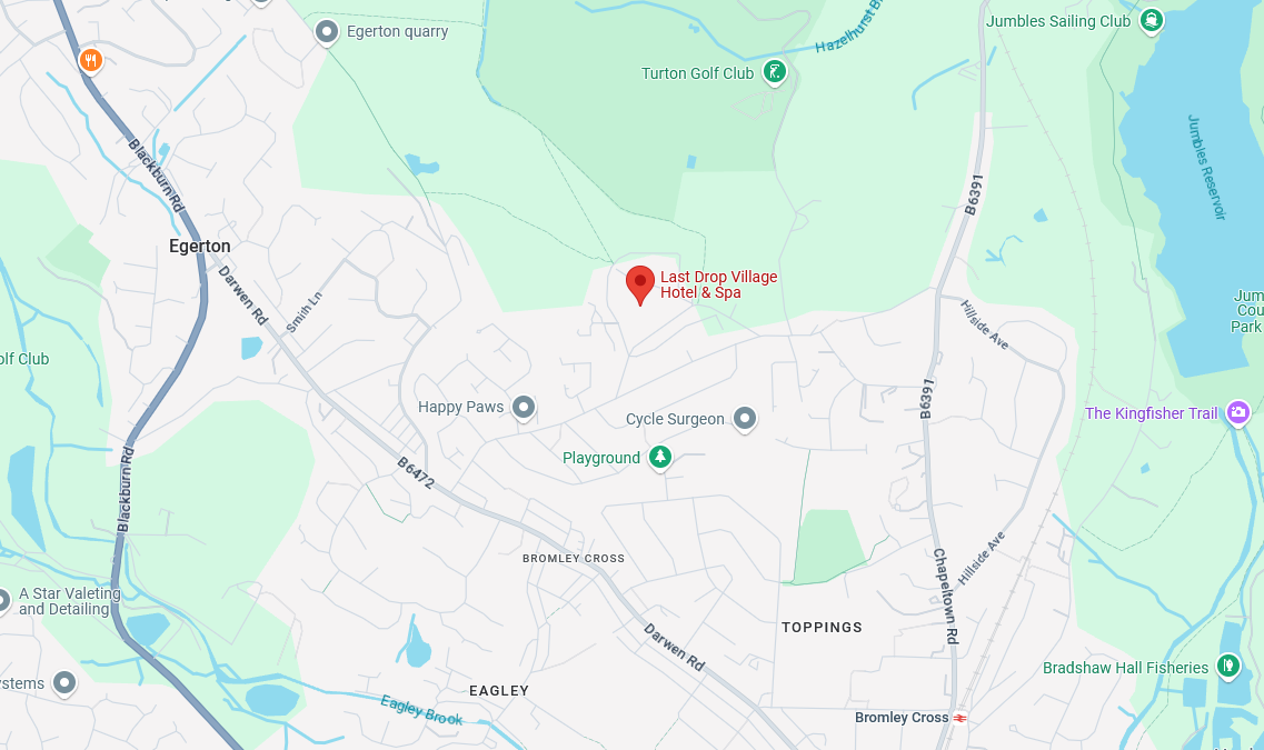 Map of Last Drop Village Hotel & Spa